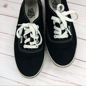 VANS BLACK original old school lace up size 7.5